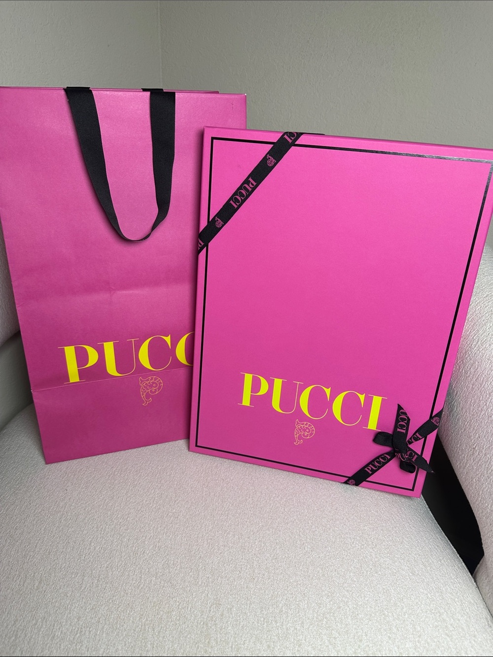 Emilio Pucci Pink, Black & Tan Abstract Swirl Romper - Picture 4 of 4